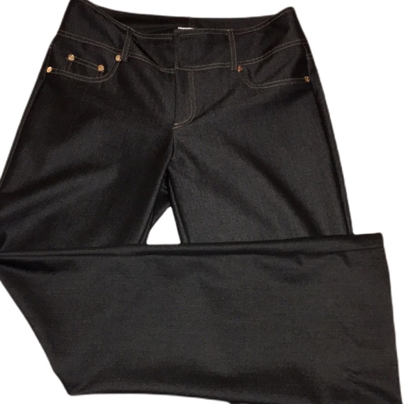 Cache Pants - Cache, Black Sheen Dress Pants, 34”Inseam, Sz 6